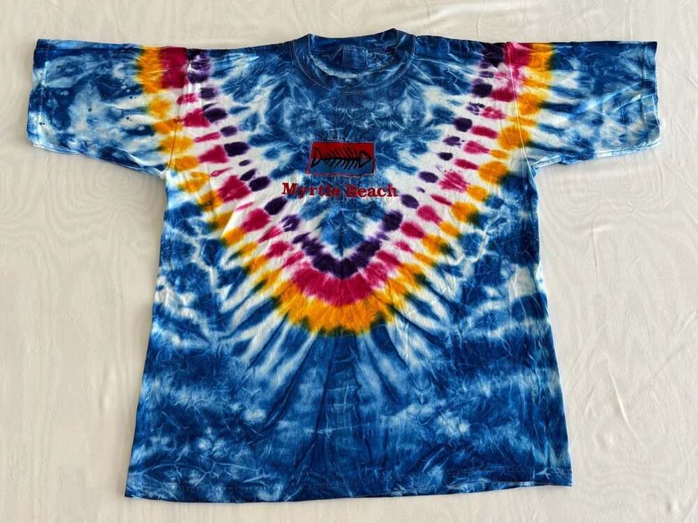 All Sport Myrtle Beach Tie-Dye T-Shirt Size L